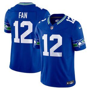 Mens or Youths Select 12th Fan Vapor Jersey Royal Stitched